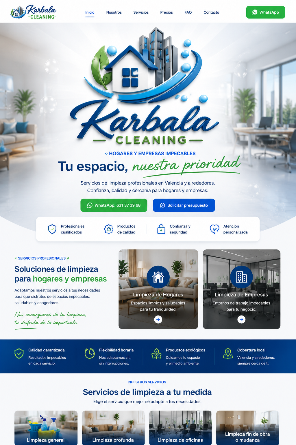 Karbala Cleaning: Tu espacio, nuestra prioridad